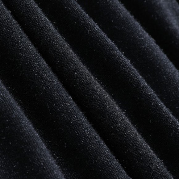 BNWT Y2K Style Sparkly Black Cotton Cardigan with White Contrast & Buttons L/XL - Picture 5 of 13